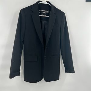 Norma Kamali black blazer jacket size 4